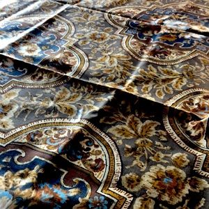 Huge piece vintage upholstery drapery fabric Everbrite - Whitehouse Collection